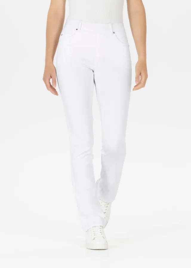 Stehmann Melli Jeans Power Stretch Colour Denim weiß