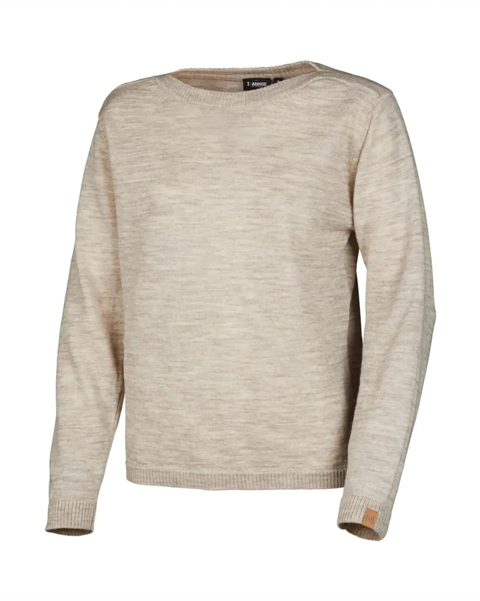 Ivanhoe Tunabo Damen Wollpullover Birch 100% Wolle