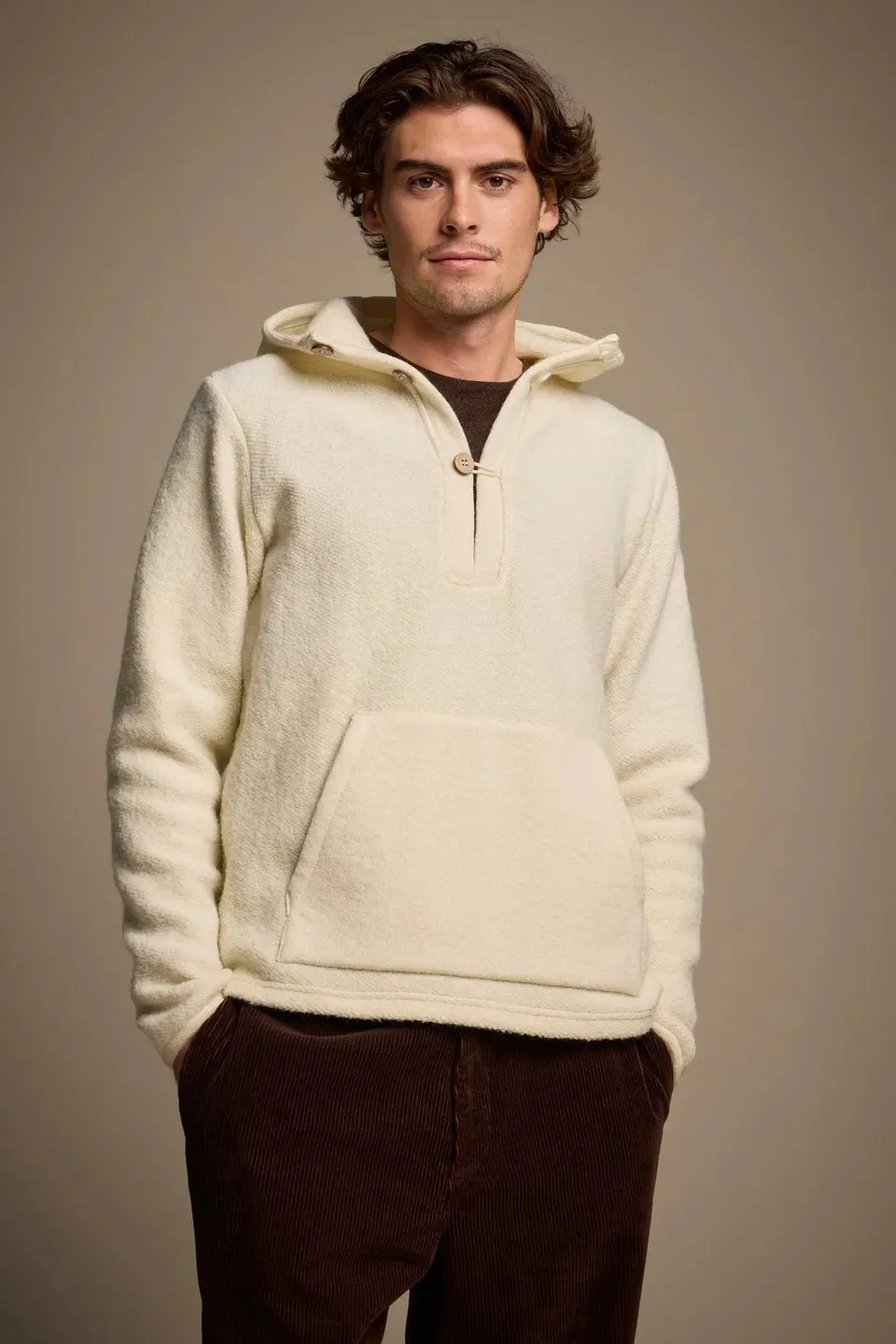 Ivanhoe 1946 Anorak Wollanorak Natural White Teddy