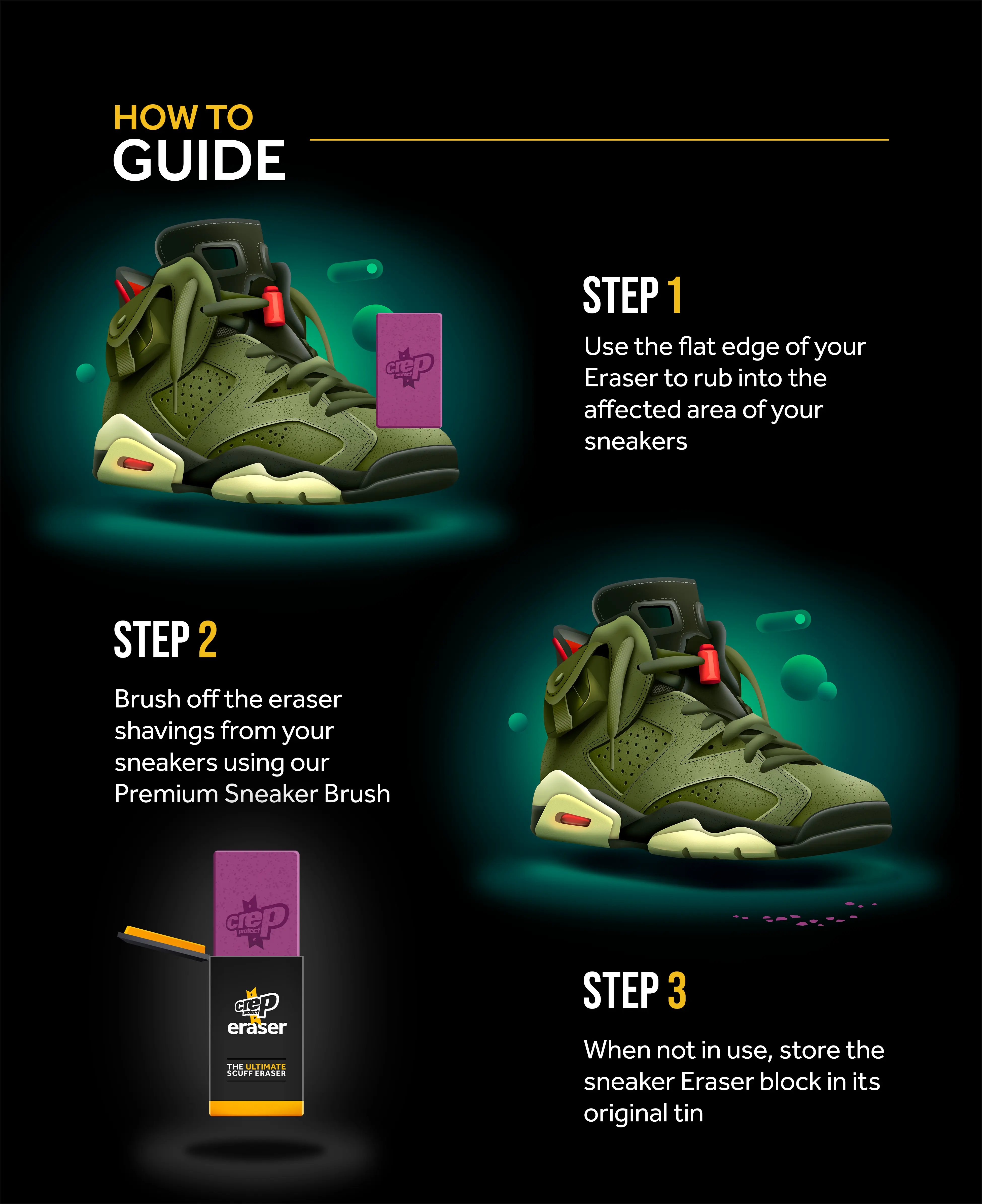 Crep Protect Clean & Restore Eraser Sneaker-Radierer Wildleder
