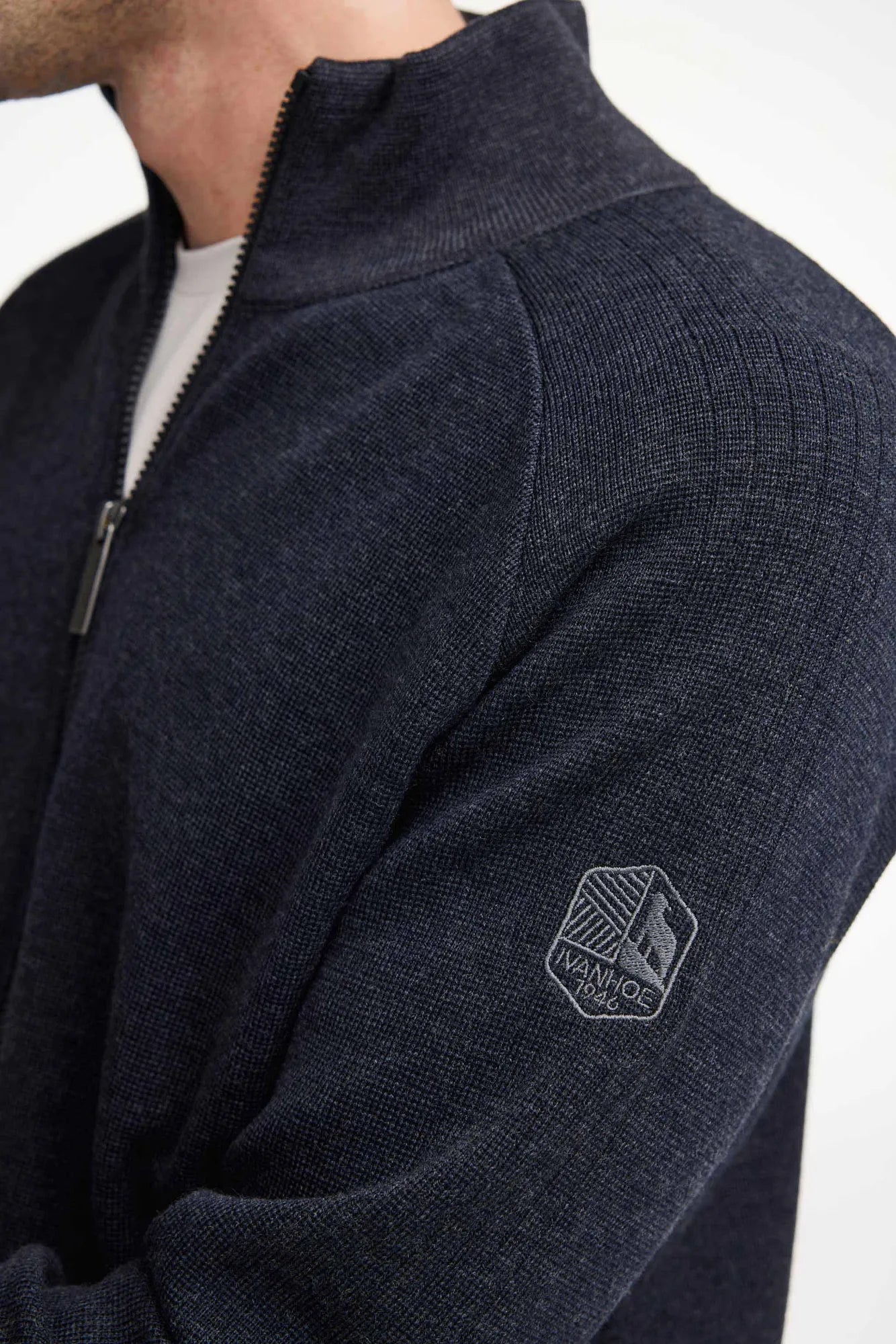 Ivanhoe Henry Full Zip Windbreaker Graphit S – Merinojacke