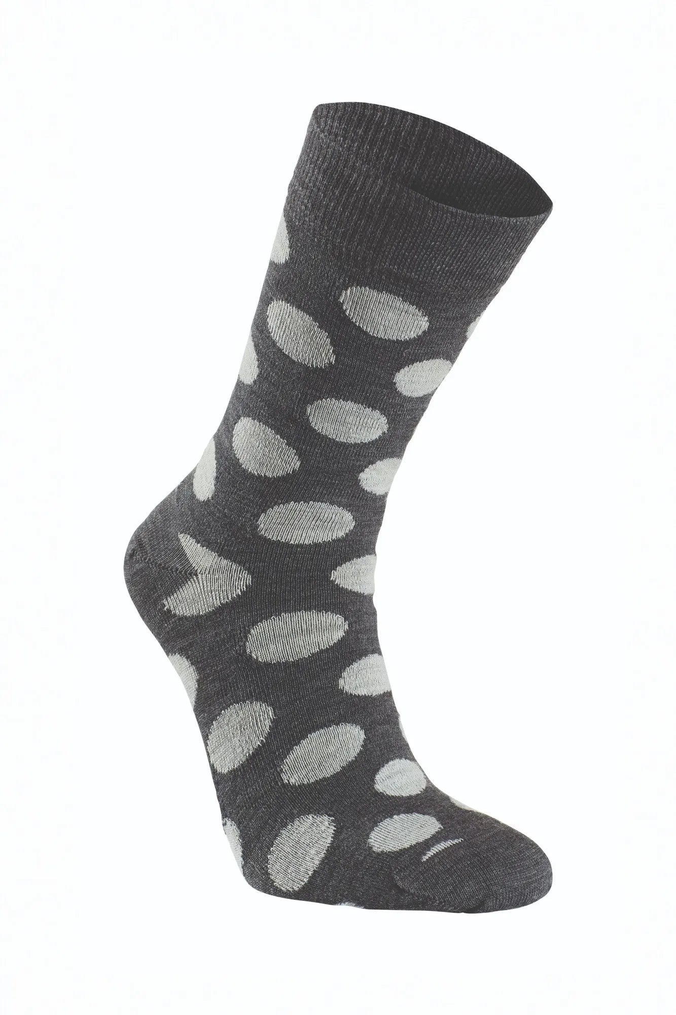 Ivanhoe Wool Sock Dot Wollsocken Grey Gr. 39-42 Merino