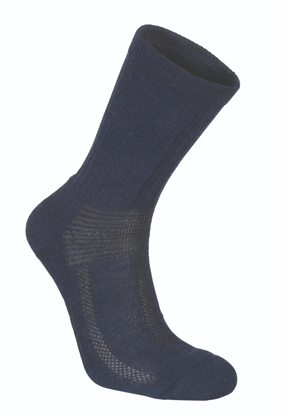 Ivanhoe Wool Sock Trekk Wollsocken light navy Merino dick