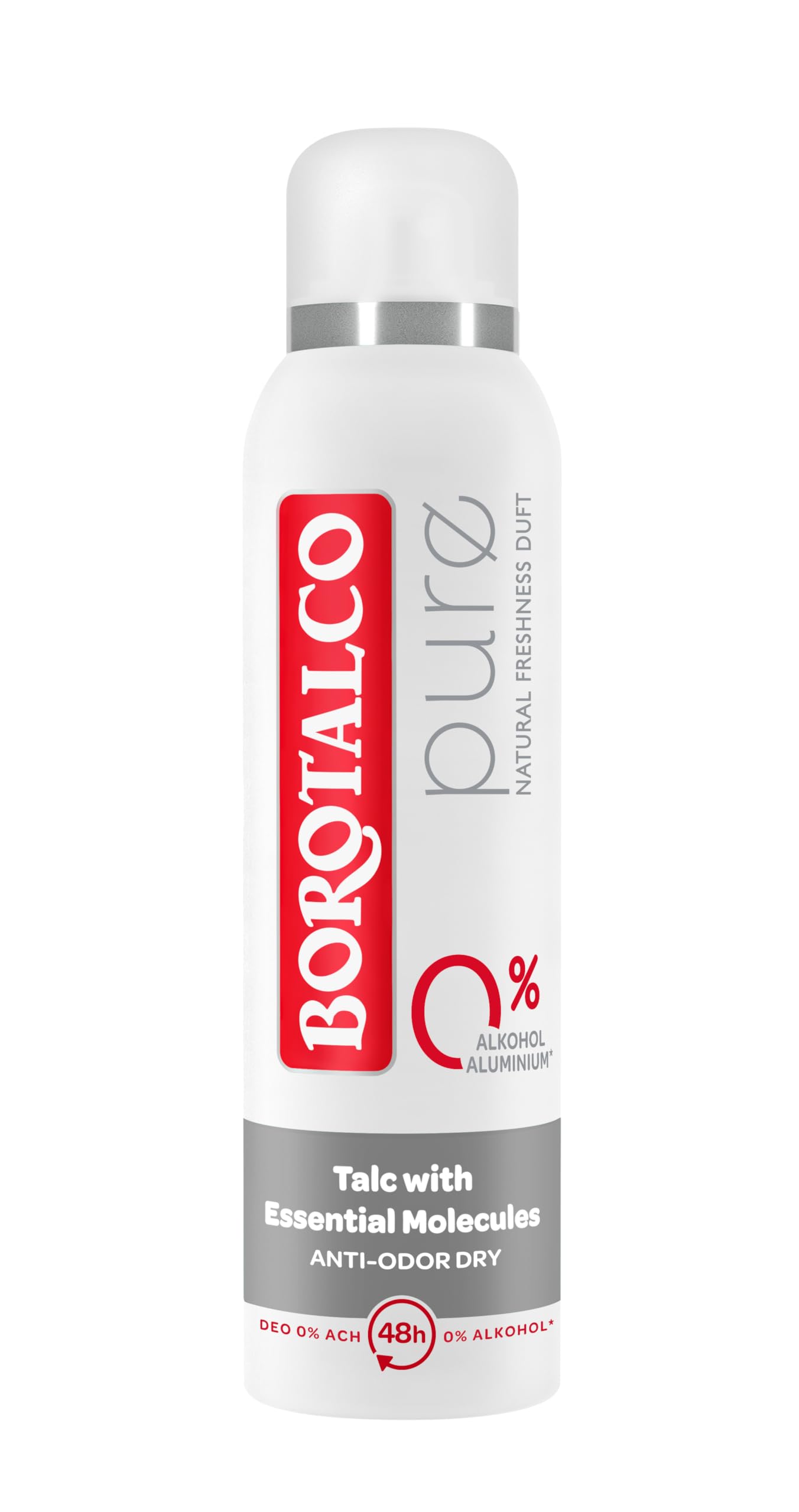 Borotalco Pure Deospray 12x150 ml ohne Aluminiumsalze