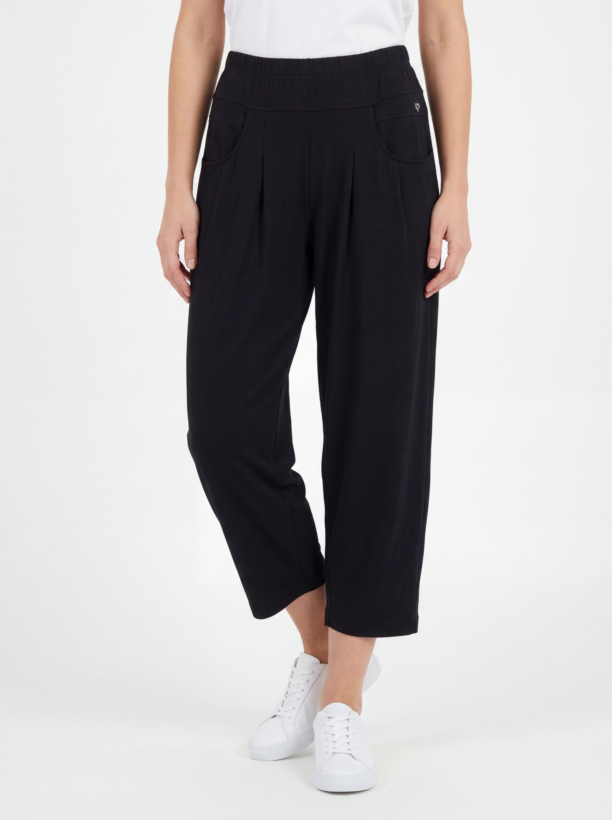 Stehmann Rebecca 6/8-Hose Jersey schwarz