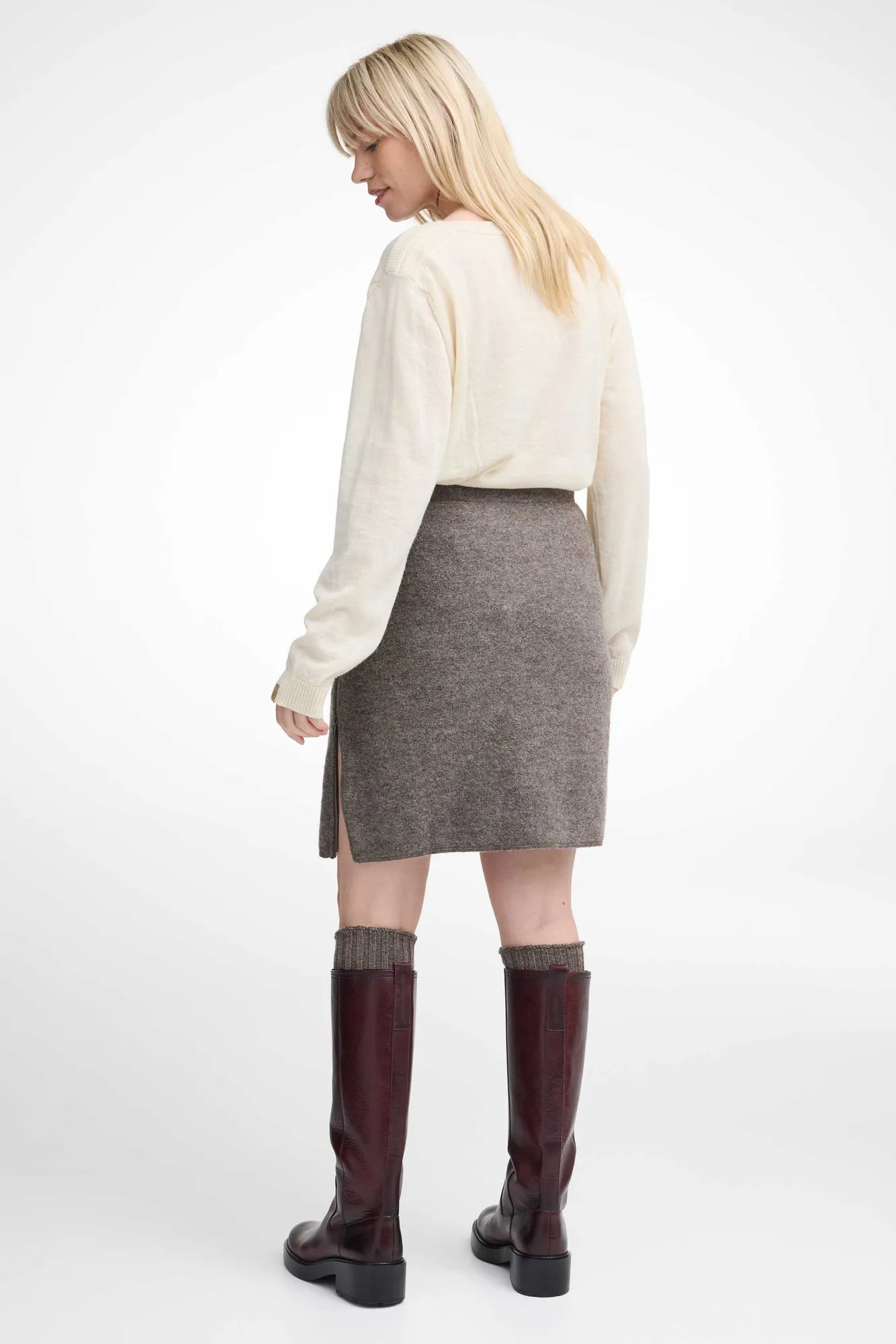 Ivanhoe Gy Vegby Nutmeg Wollrock Damen 450g Knielang