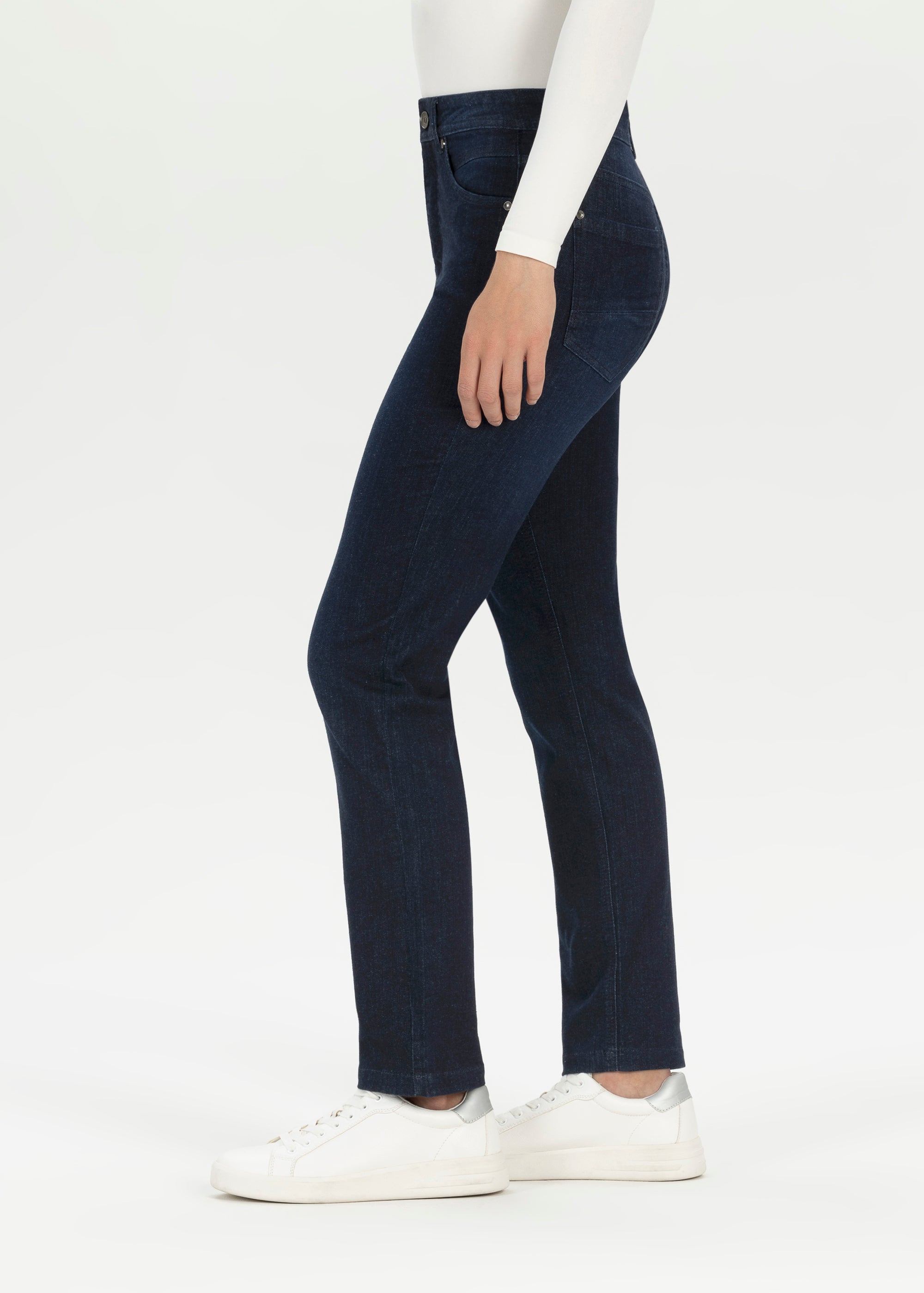 Stehmann Mellina 5-Pocket Jeans dark eclipse Powerstretch