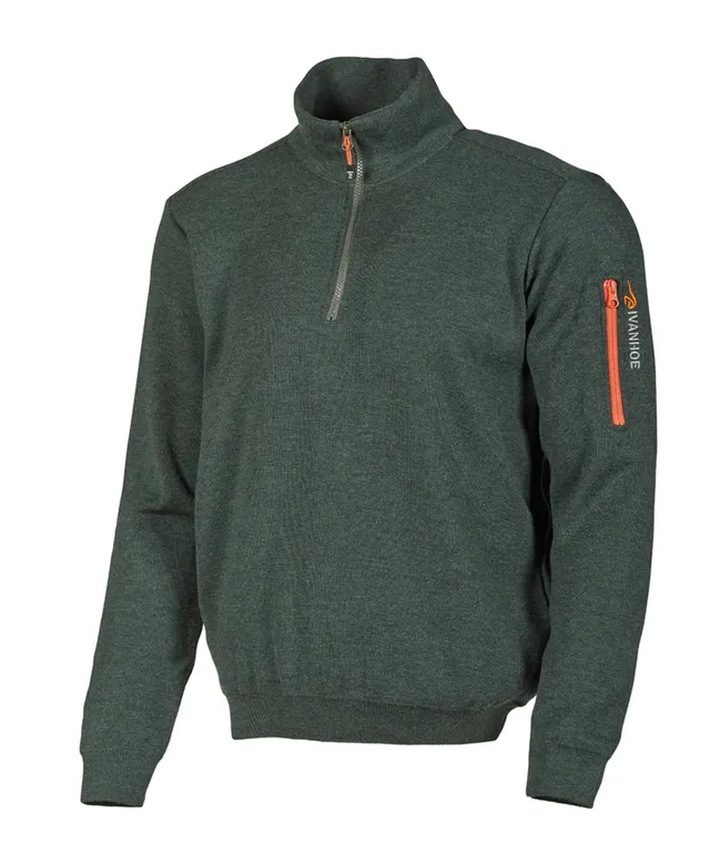 Ivanhoe Hadar Half Zip Pullover Rifle Green L Merino