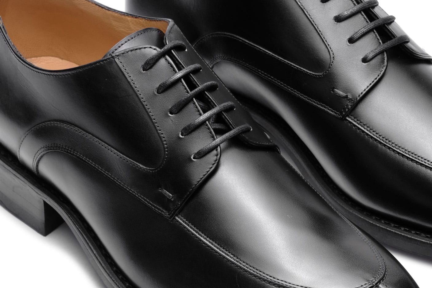 Paraboot Apprieu Galaxy Derby Schuhe schwarz Glattleder