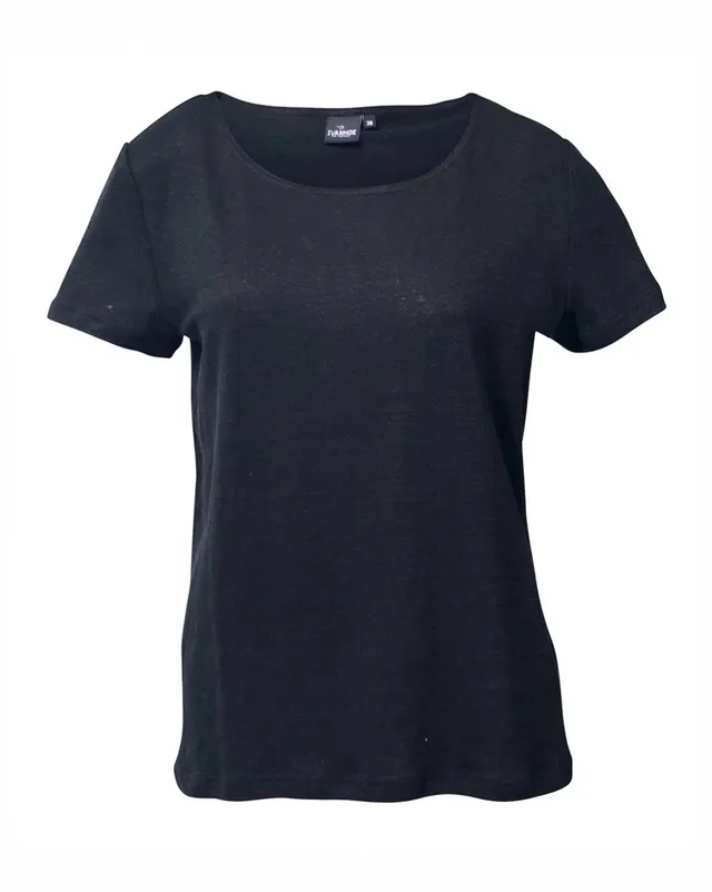 Ivanhoe GY Leila T-Shirt Schwarz 36 100% Leinen