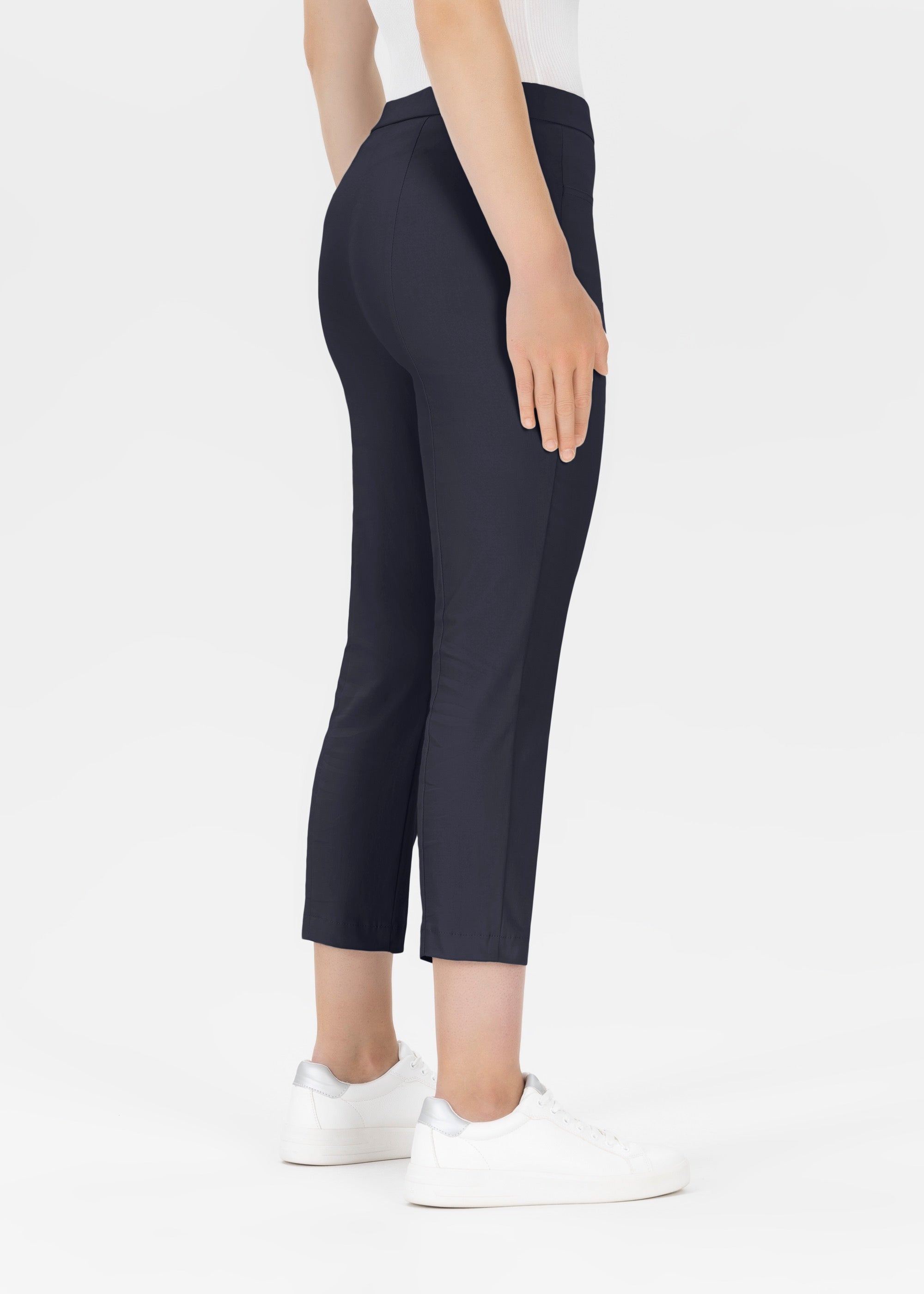 Stehmann Loli Stretchhose marine Slim Fit 6/8-Länge 38