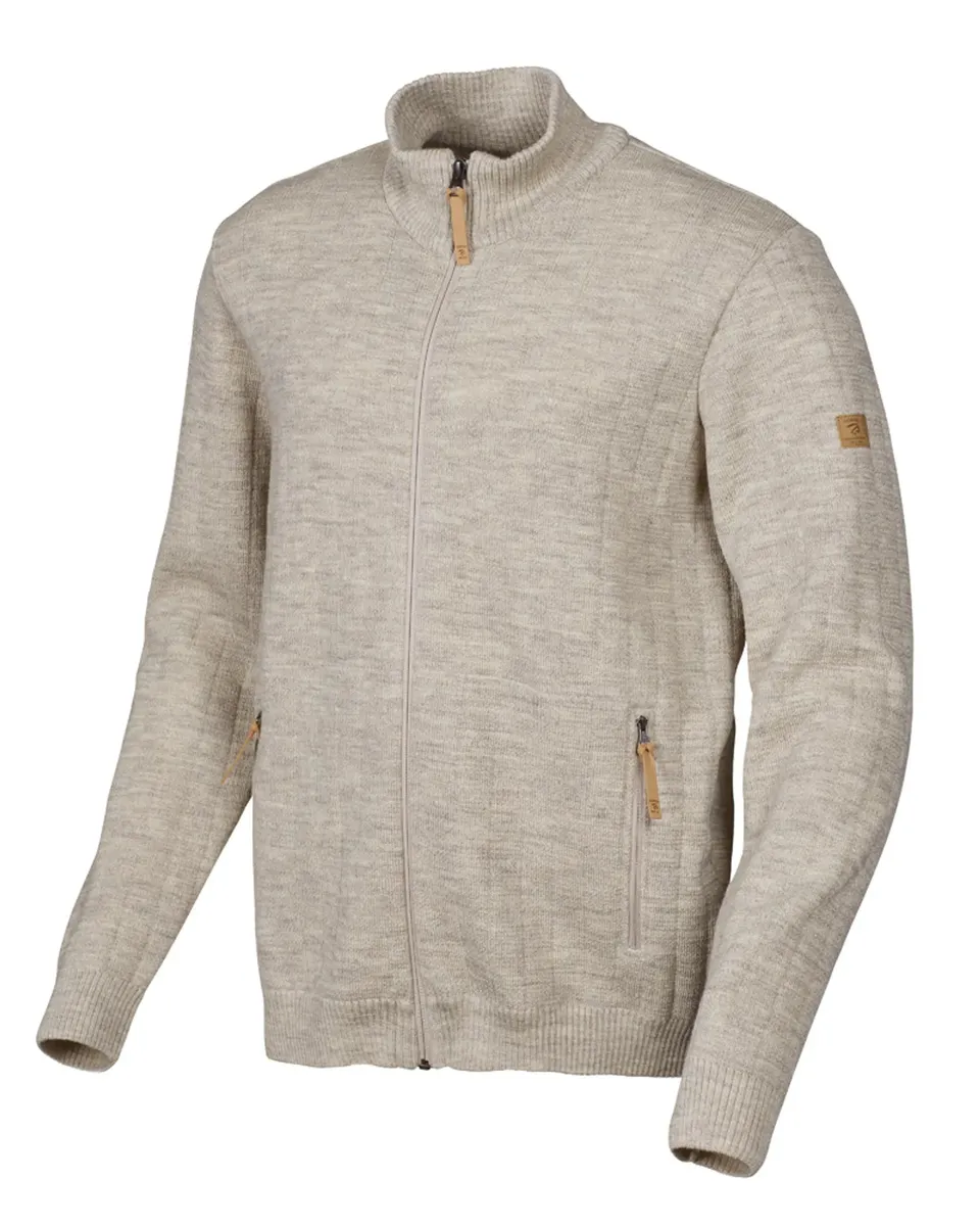 Ivanhoe NLS Mire Zip-Pullover Birch 100% ungefärbte Wolle