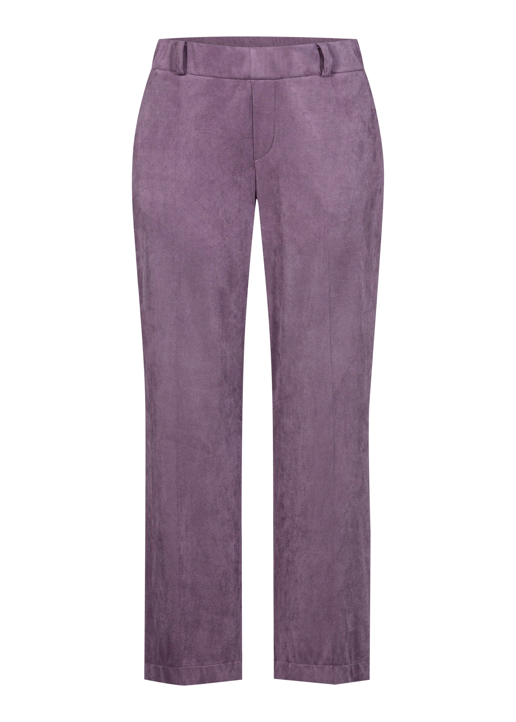 Stehmann Fenja Culotte Wildlederoptik dark violet Lila