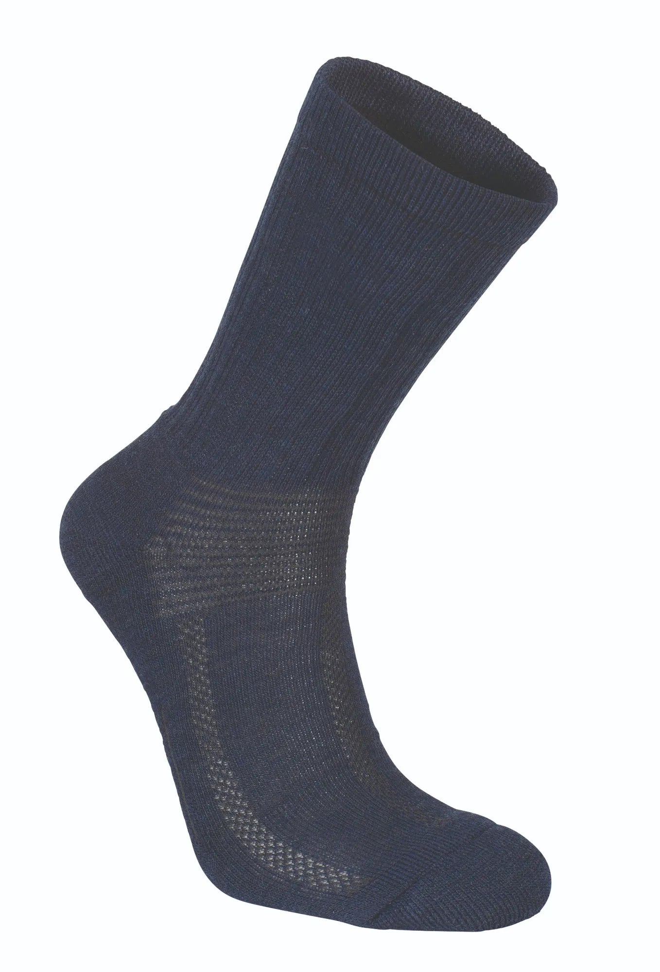 Ivanhoe Wool Sock Trekk Wollsocken light navy Merino dick