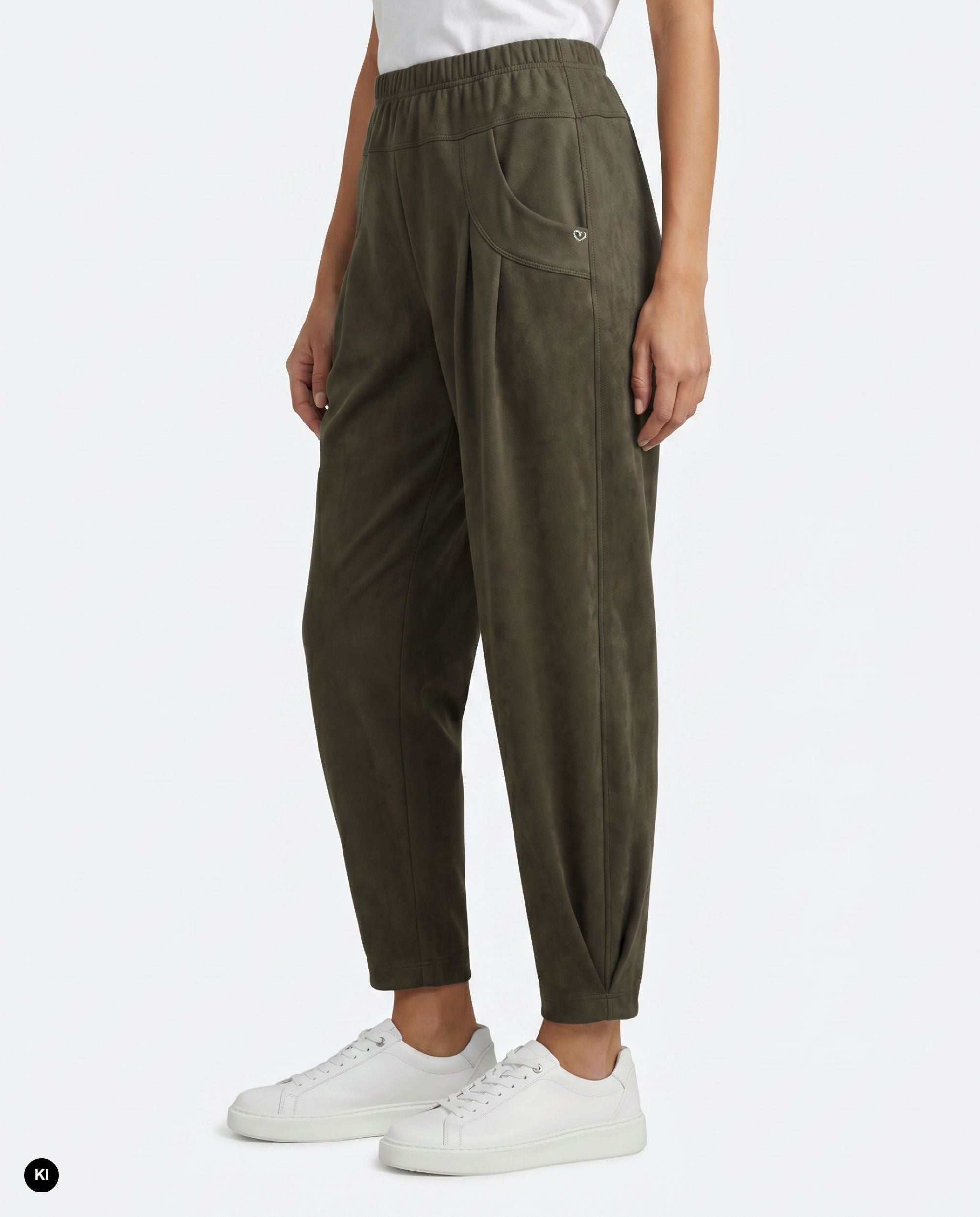 Stehmann O-Shape Rachell Hose oliv Vegan 6/8