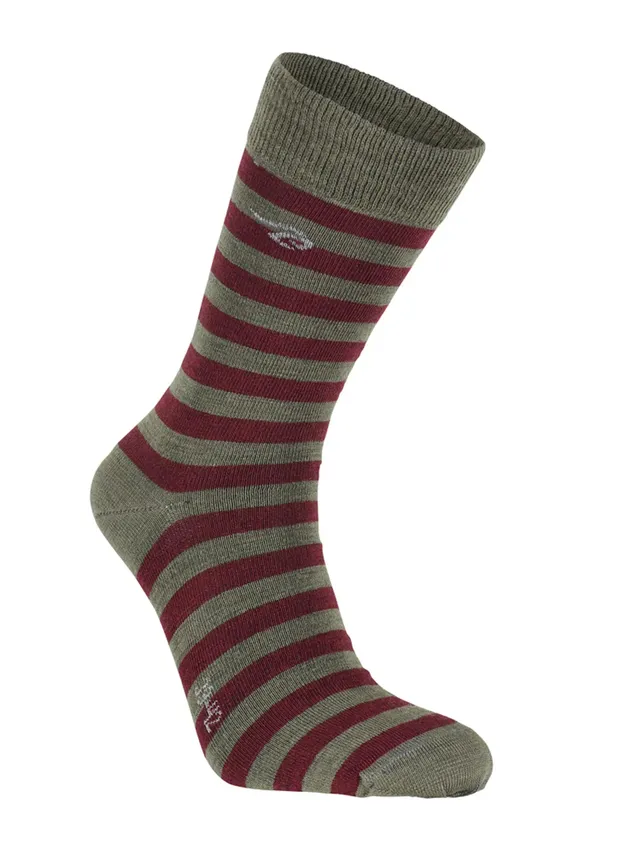 Ivanhoe Wool Sock Stripe Socken Loden Green 39-42 Merino
