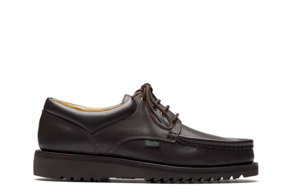 Paraboot Thiers Sport Derby Velours braun Marron-Kenya
