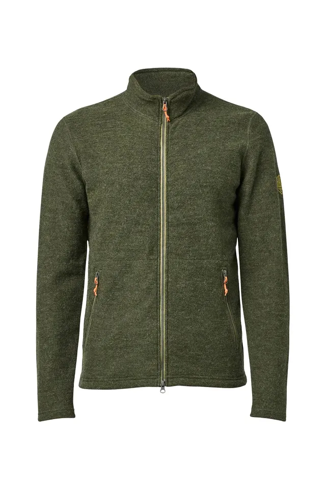 Ivanhoe Louie Full Zip Wolljacke Loden Green S-XXXL 98% Wolle