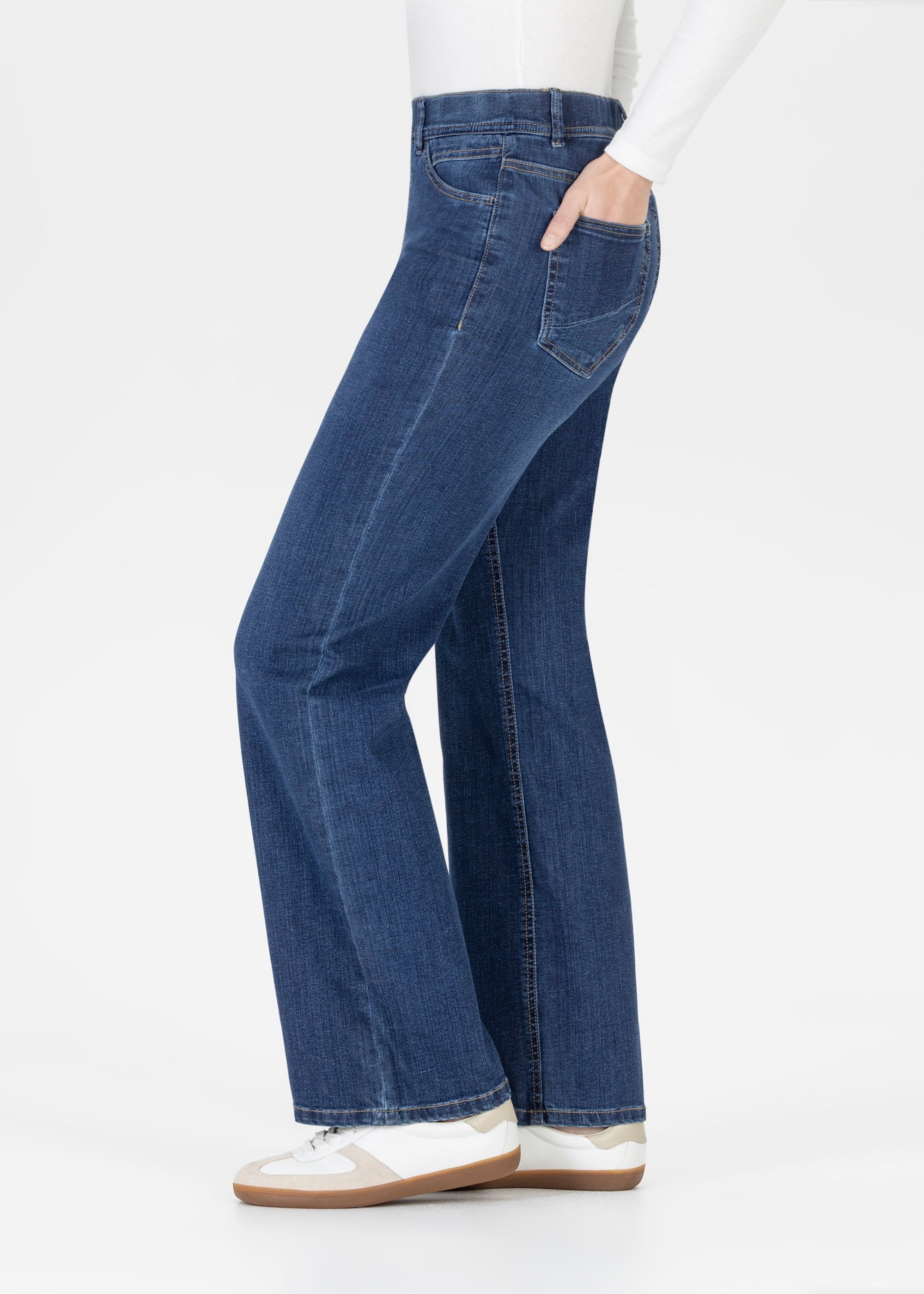 Stehmann Melli 5-Pocket Jeans fjord navy Flared