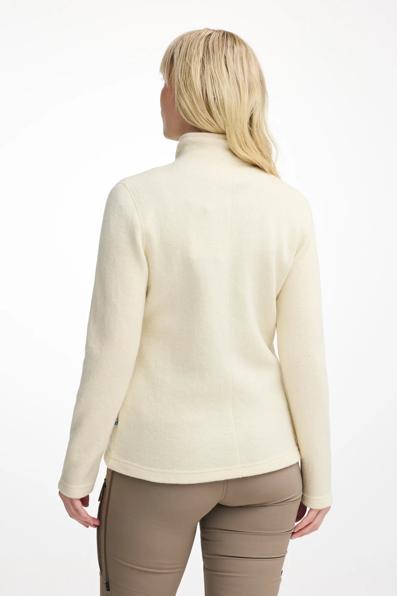 Ivanhoe Ziptröjor NLS Twig Full Zip Natural White Wolle