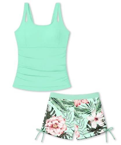 YYDSXK Swimwear Tankini Badeanzug Mädchen 2-teilig 11–16 Jahre