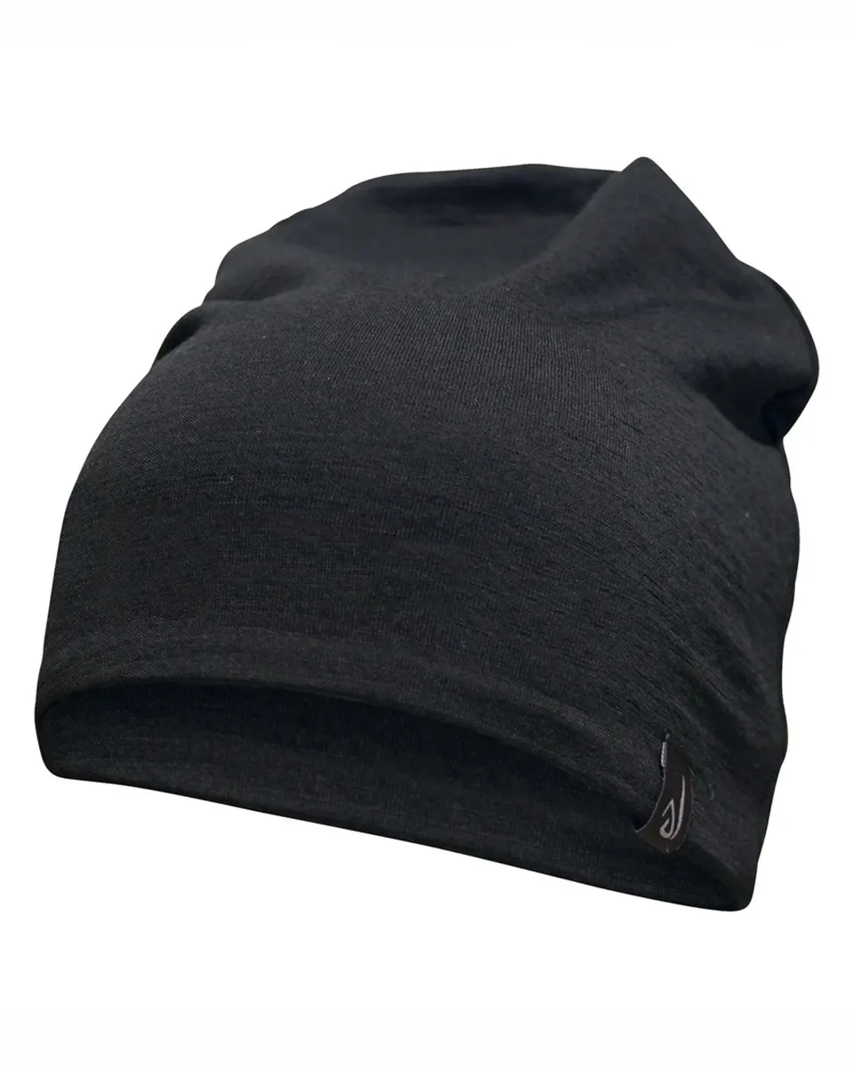 Ivanhoe Tunn Merinomütze Schwarz One Size 100% Wolle