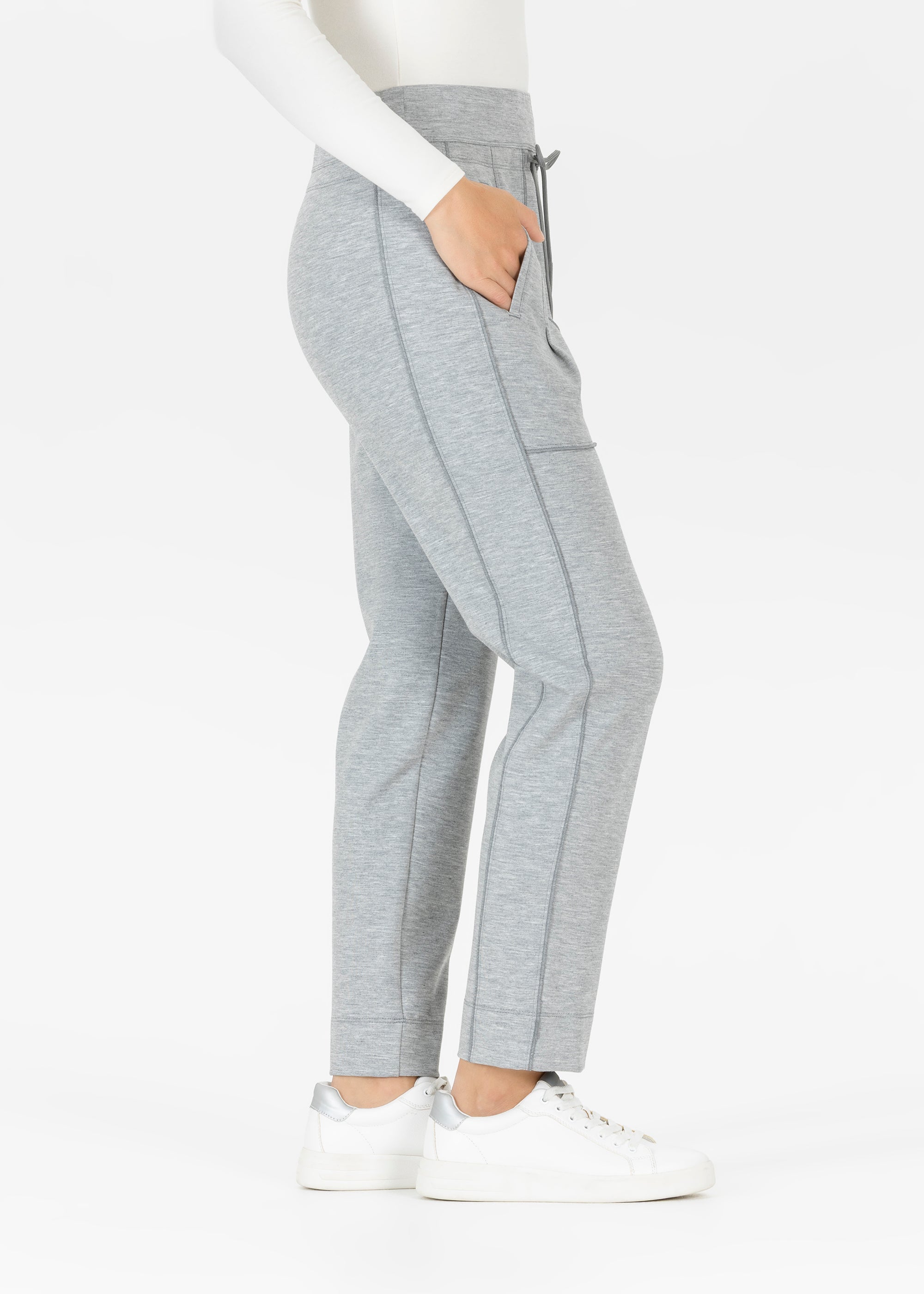 Stehmann Ruri Jogpants light grey melange 7/8 Jersey