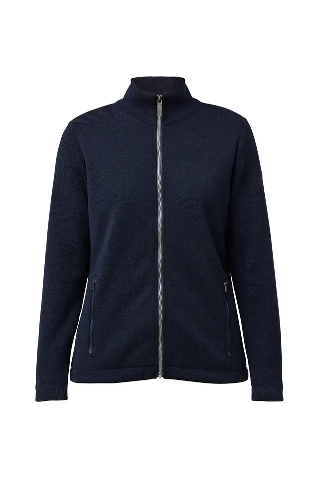 Ivanhoe Harriet Windbreaker Strickjacke Navy Merino Gr.36-46