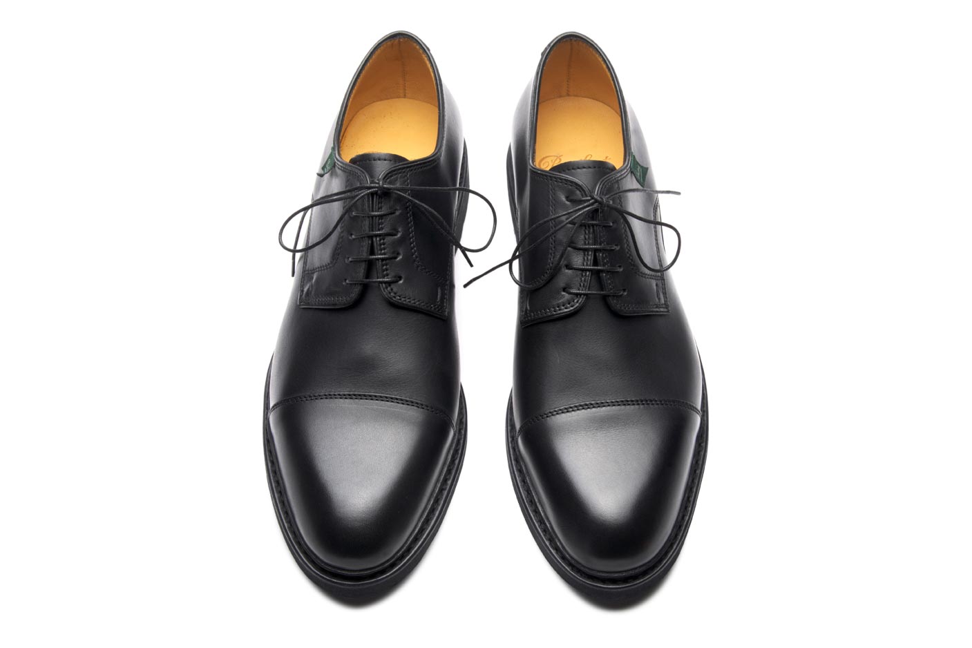 Paraboot Dickens Galaxy Derby Schwarz Glattleder 3-Öser