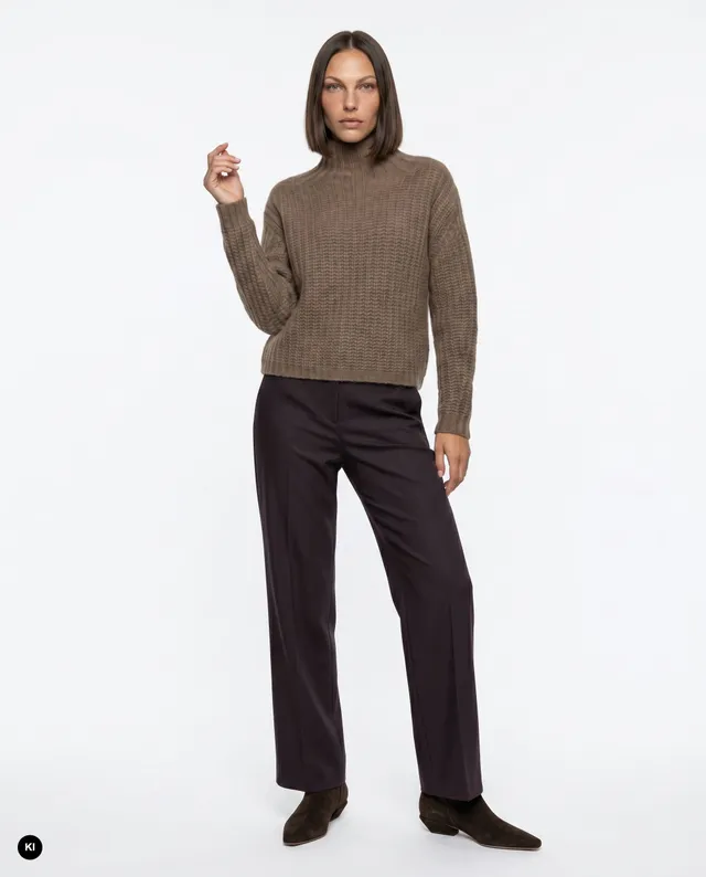Stehmann Culotte Fenja Culotte chocolate plum Viskose-Jersey