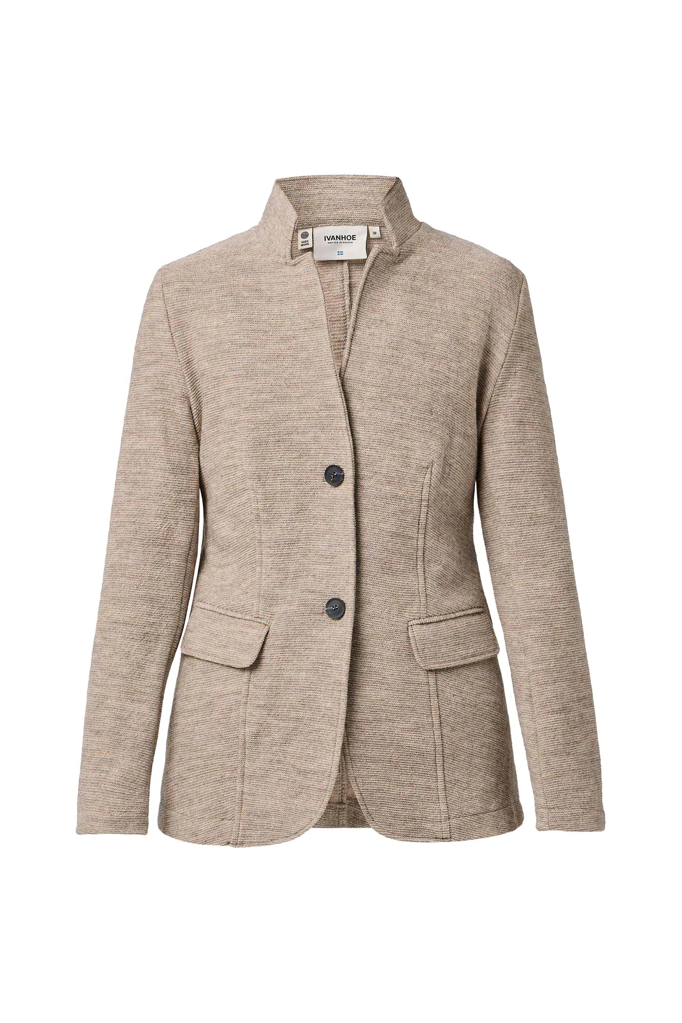 Ivanhoe GY Hyltan Jacke Sand 100% Wolle 350g