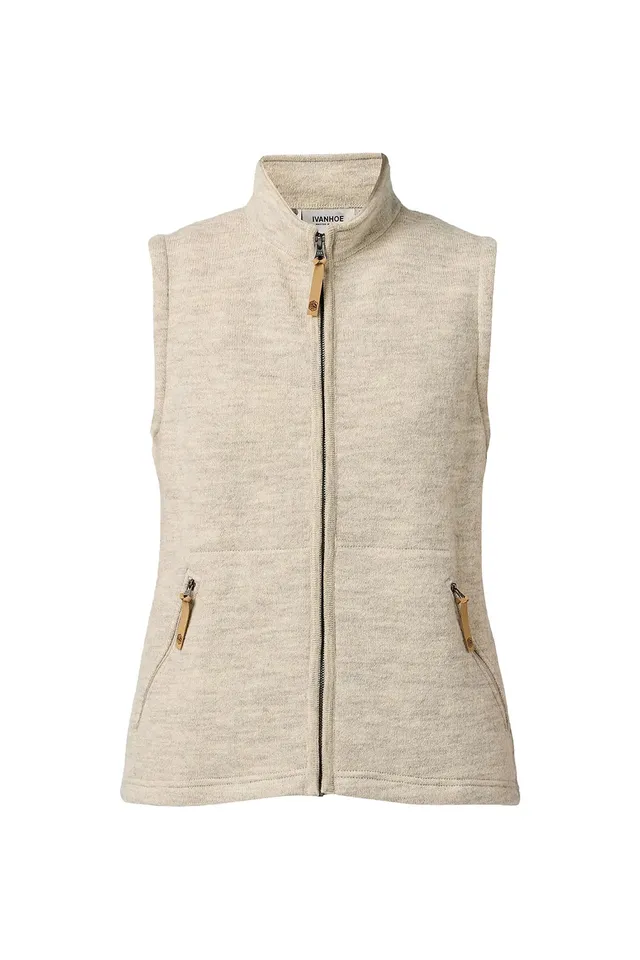 Ivanhoe NLS Coco Vest Weste Damen birch Gr 38 ungefärbt