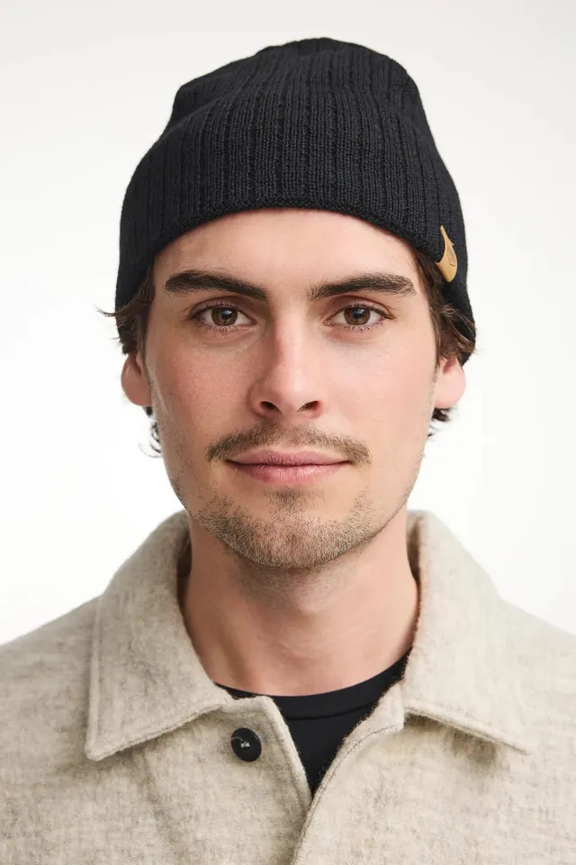 Ivanhoe Stormy Hat WB Wollmütze Black Windfutter