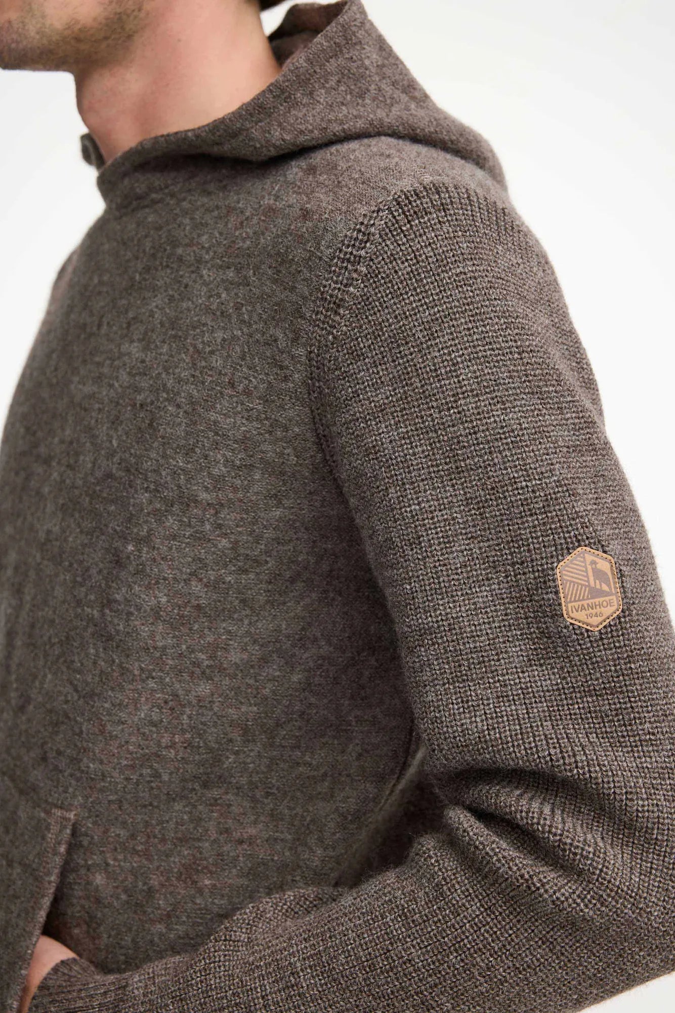 Ivanhoe NLS Pentland Hood Hoodie Coffee Bean Wolle