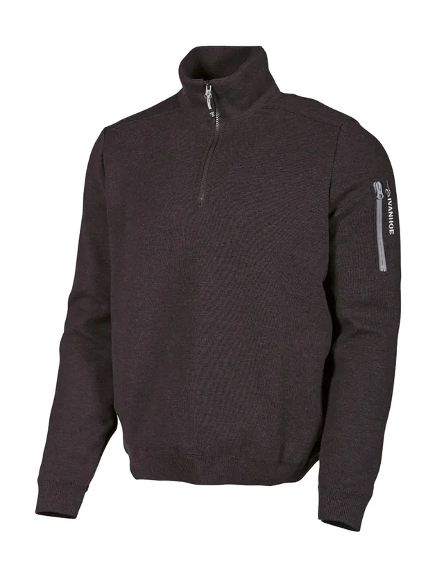 Ivanhoe Hadar Half-Zip Windbreaker Black Merino S-XXXL