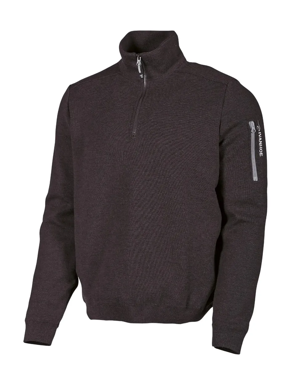 Ivanhoe Hadar Half-Zip Windbreaker Black Merino S-XXXL