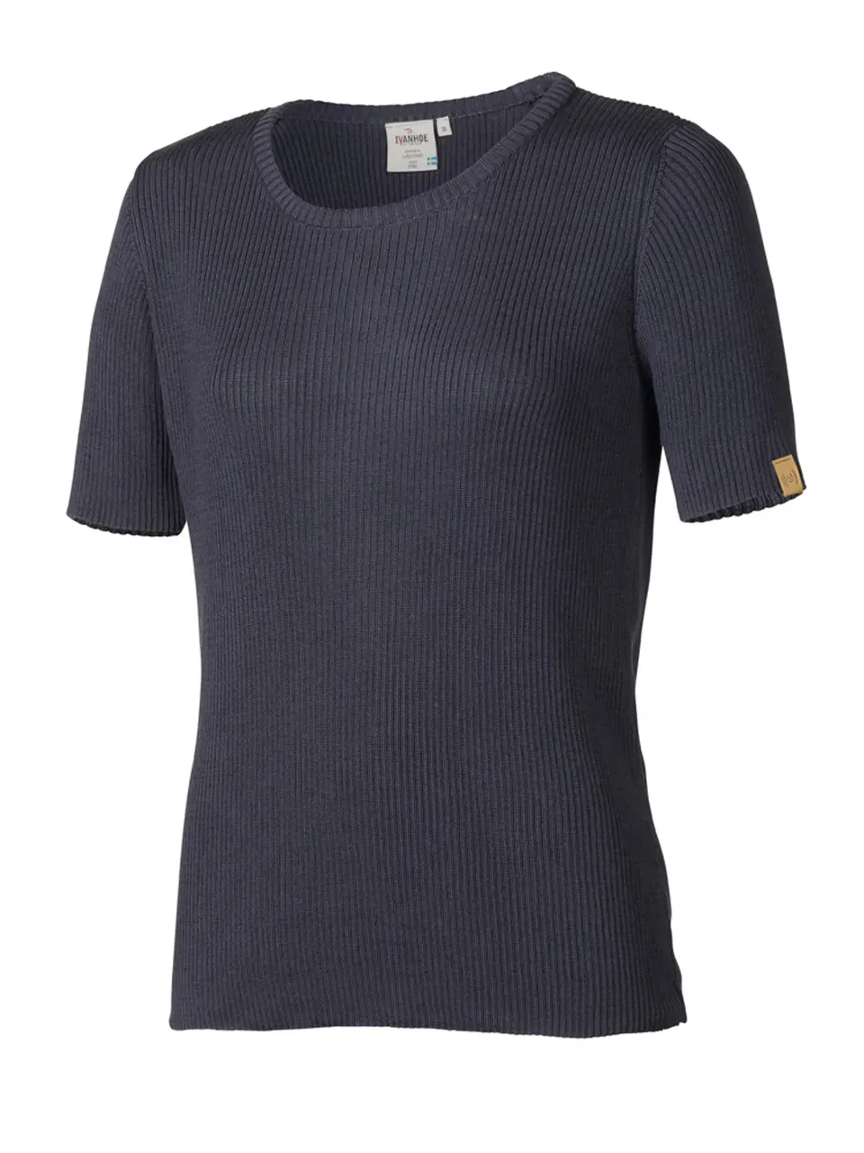 Ivanhoe GY Tilly T-Shirt Navy Gr. 38 Lyocell Rib Top