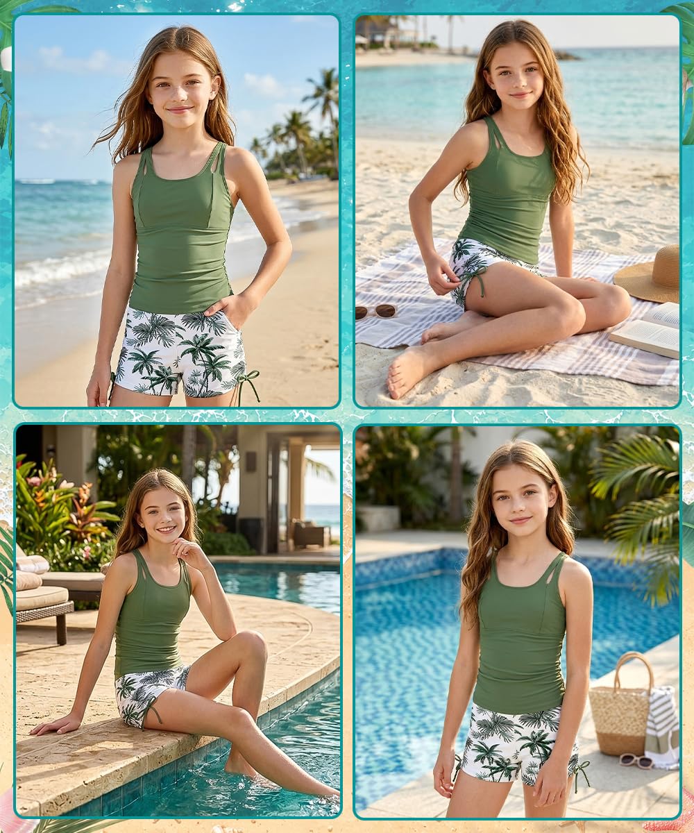 YYDSXK Swimwear Tankini Set Kinder Badeanzug 2-teilig