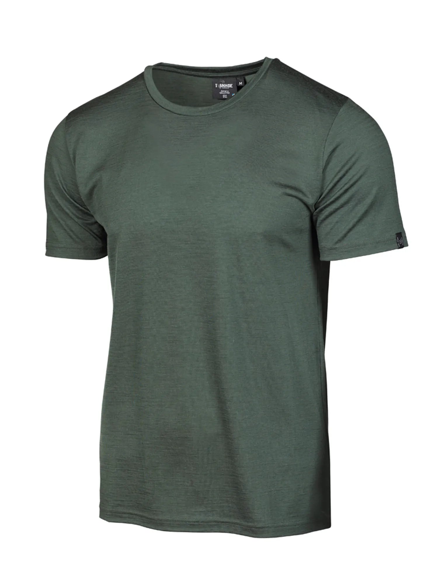 Ivanhoe Underwool Ceasar T-Shirt Merino Rifle Green 160g
