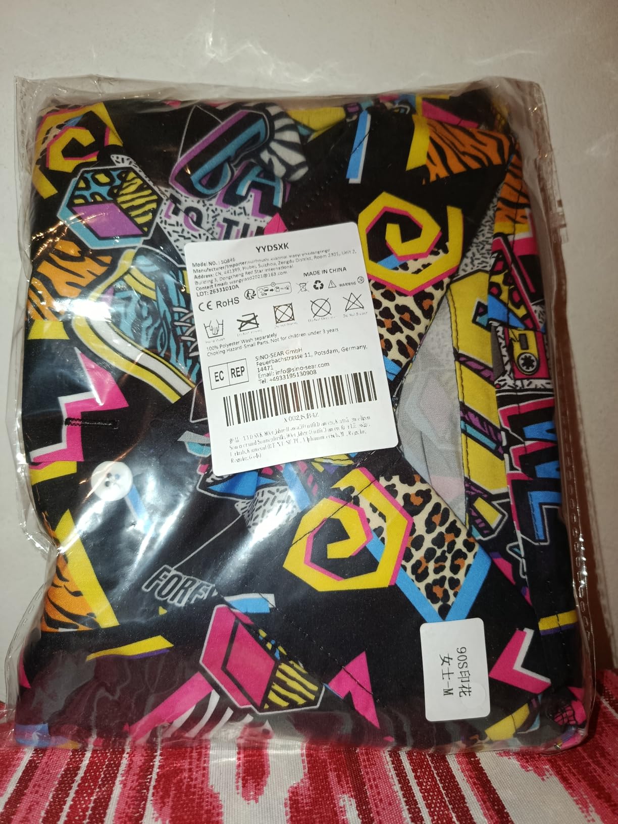 YYDSXK Hawaii Outfit Damen Neon Kurzarm Shirt Sonnenbrille