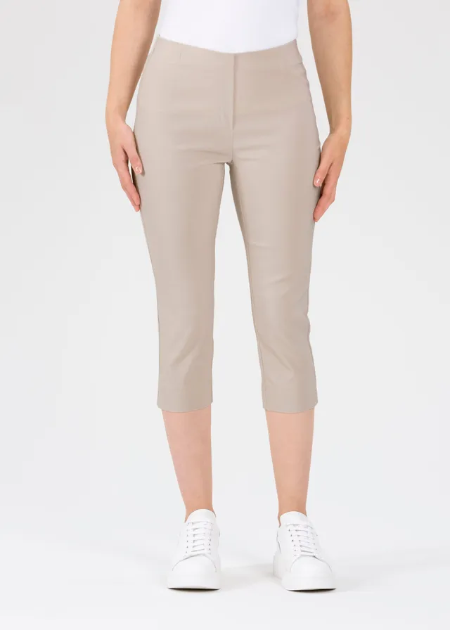 Stehmann Ina Caprihose kalk Bengaline Straight Fit