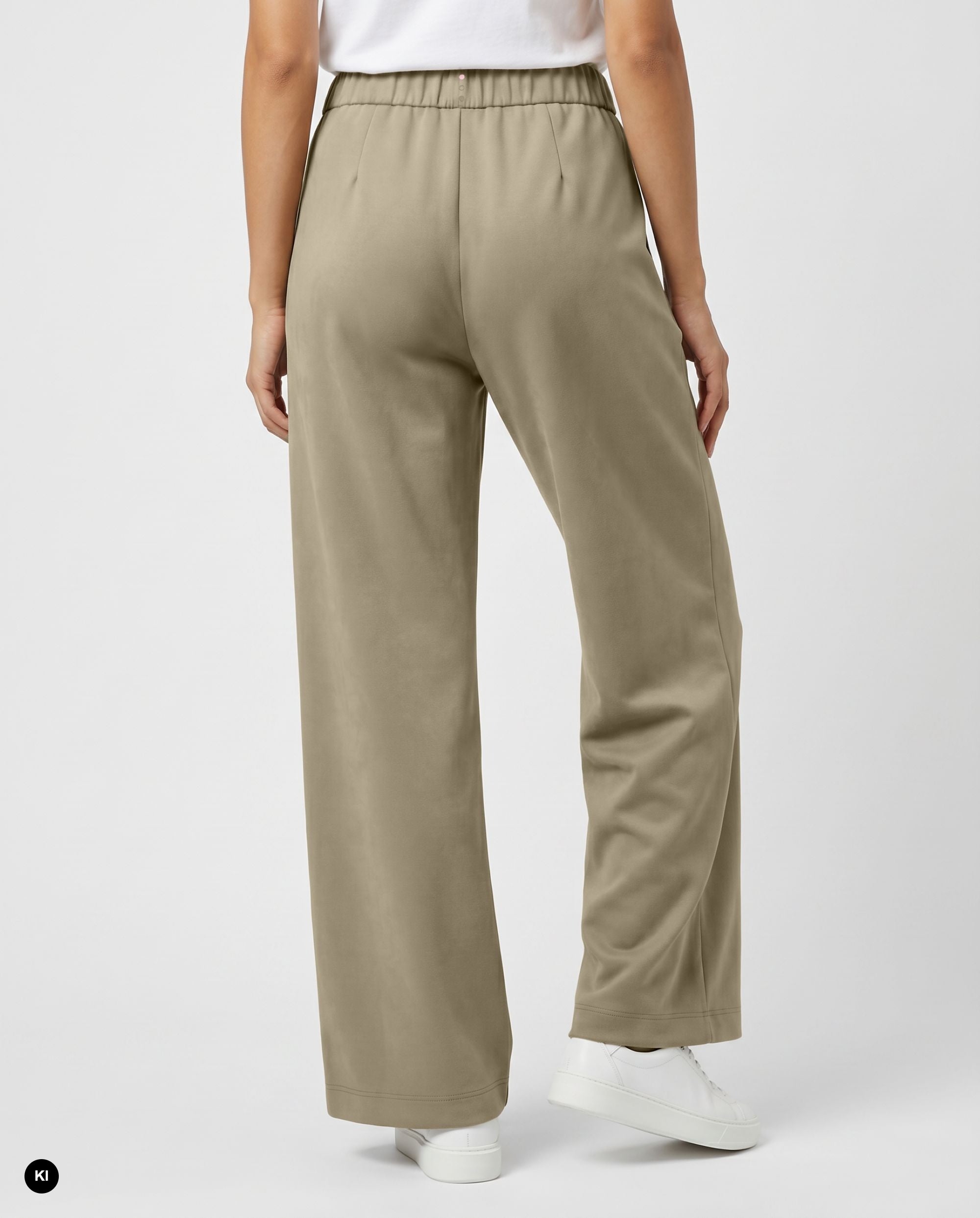 Stehmann Hamatit Hose Relaxed Fit greige Scuba