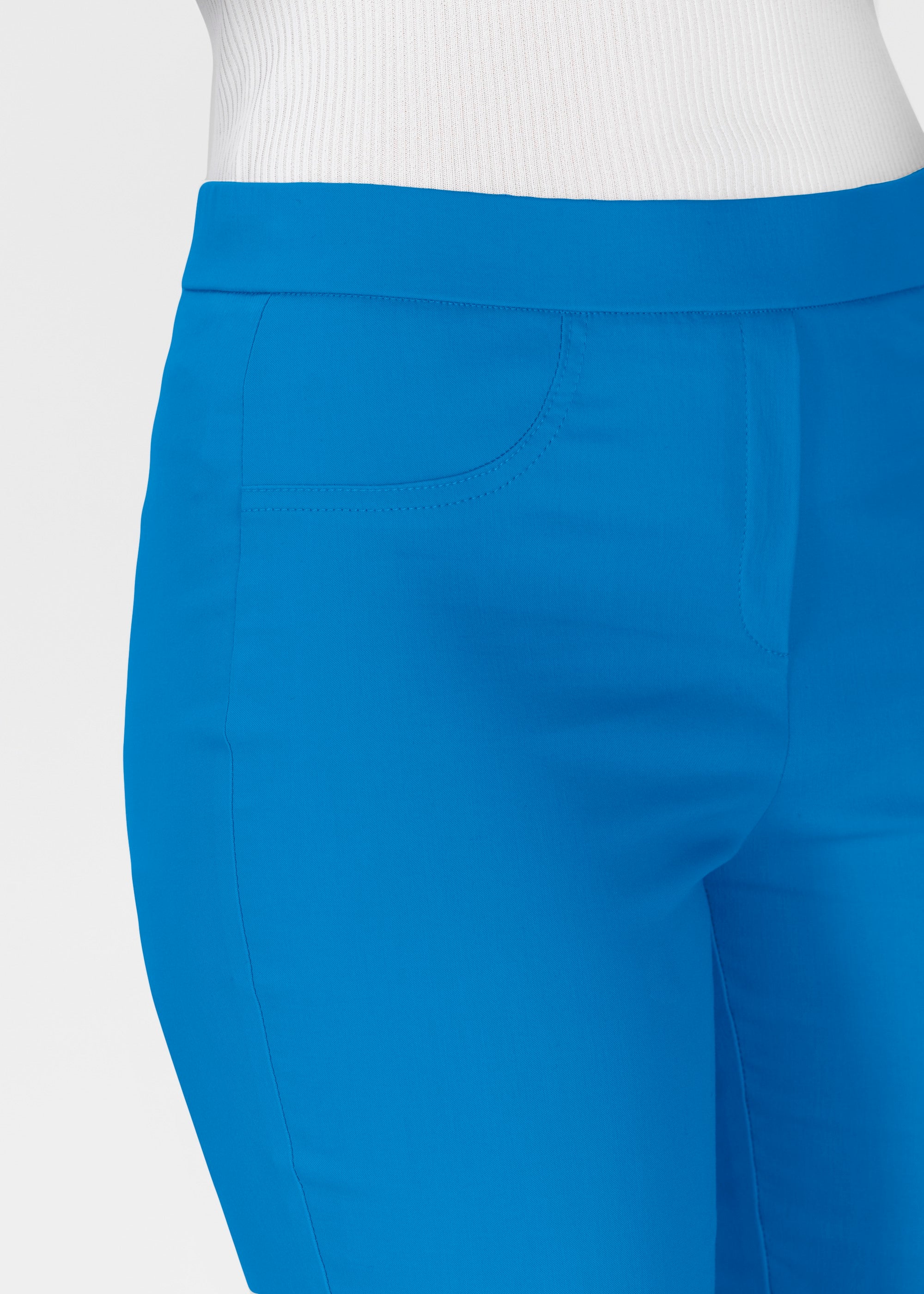 Stehmann Loli Slim Fit Hose diva blue 6/8 Stretch
