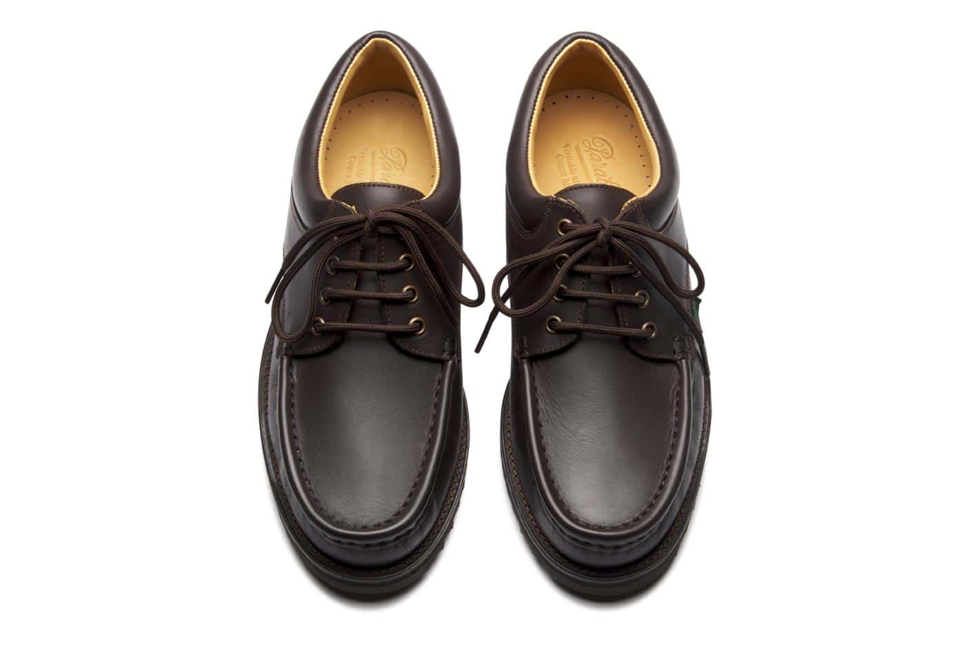 Paraboot Thiers Sport Derby Velours braun Marron-Kenya