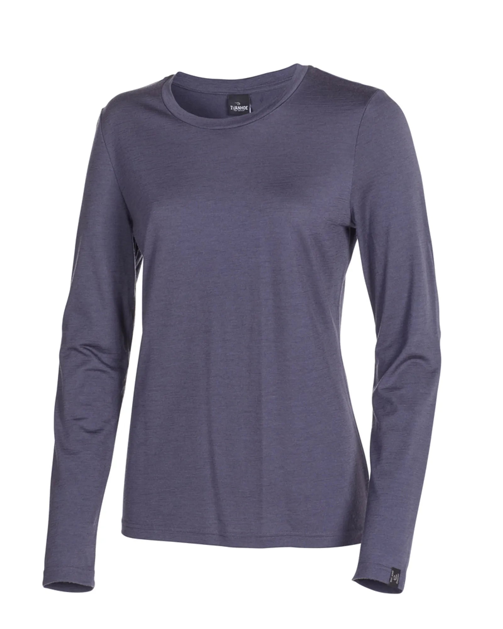 Ivanhoe Underwool Long Sleeve Shirt Steelblue Merino