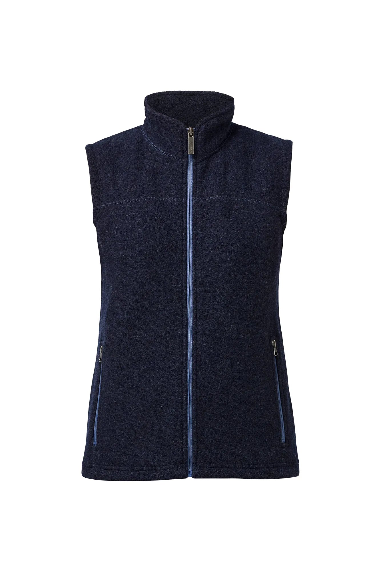 Ivanhoe Beata Wollweste light navy 100% Walkwolle 450g
