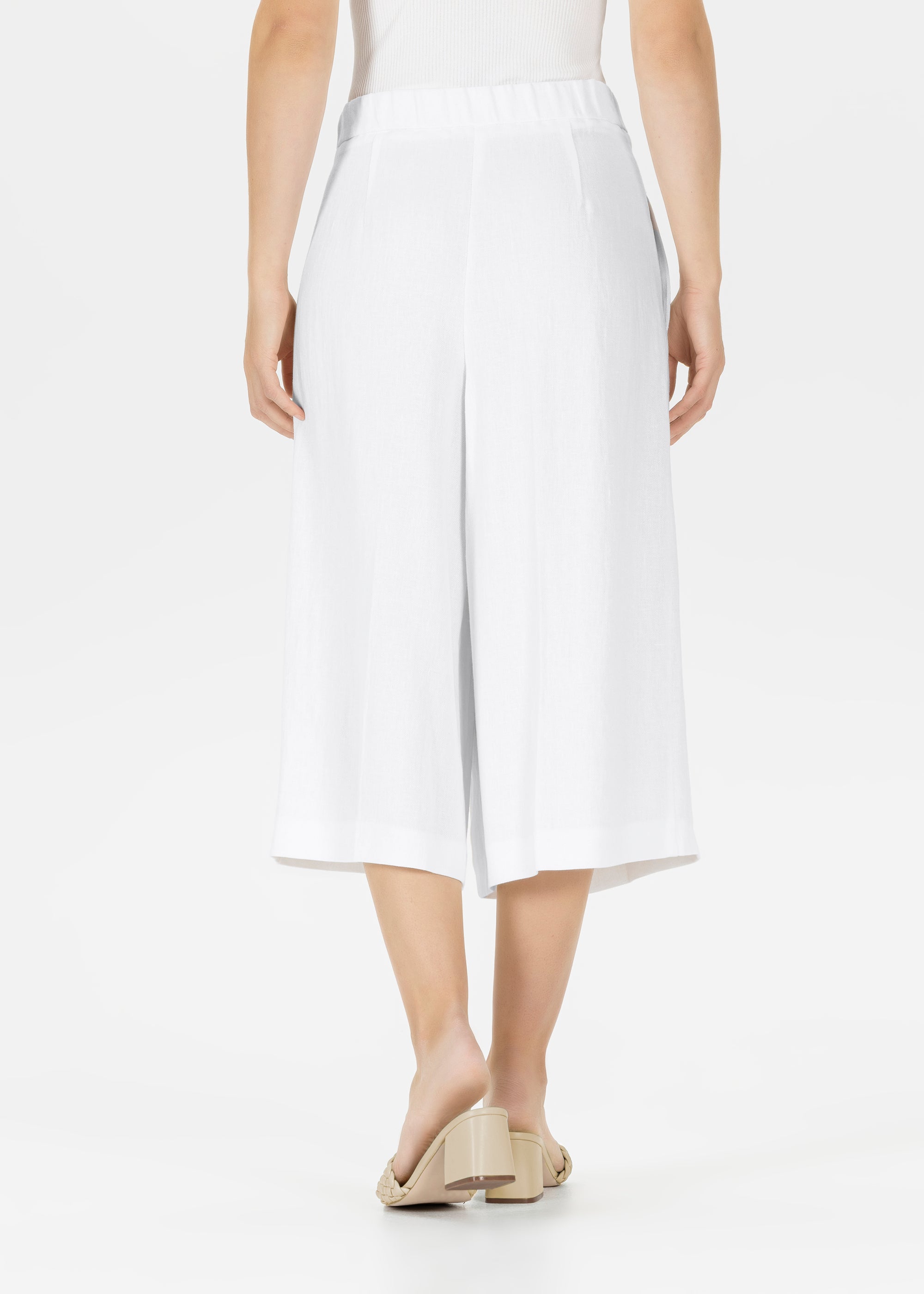 Stehmann Fedra Hose weiß Chic Linen Sommer