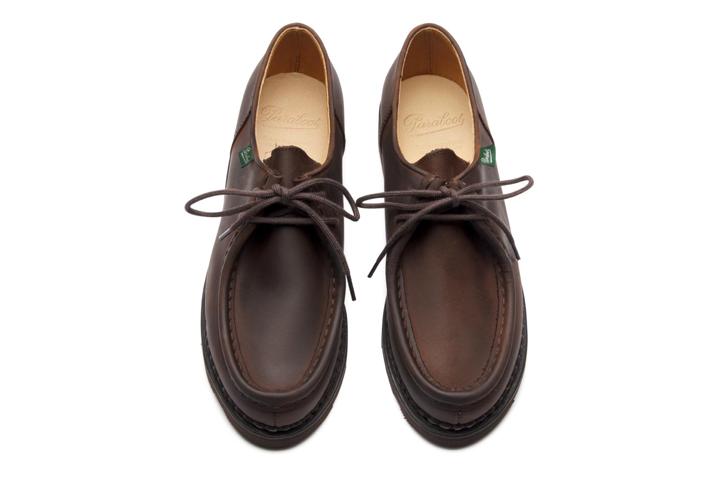 Paraboot Michael Griff II Derby Braun Togo-Leder