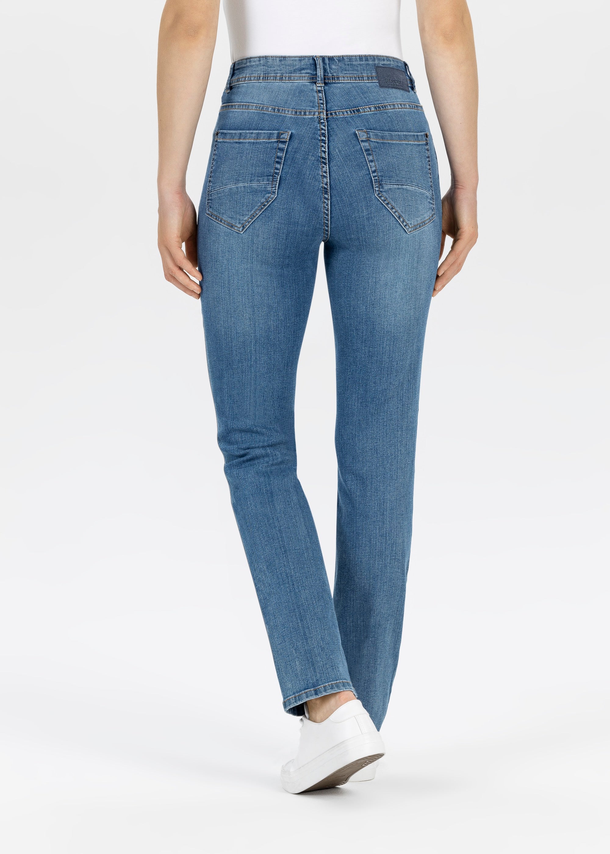 Stehmann Mellina 5-Pocket Jeans frozy cobalt Powerstretch