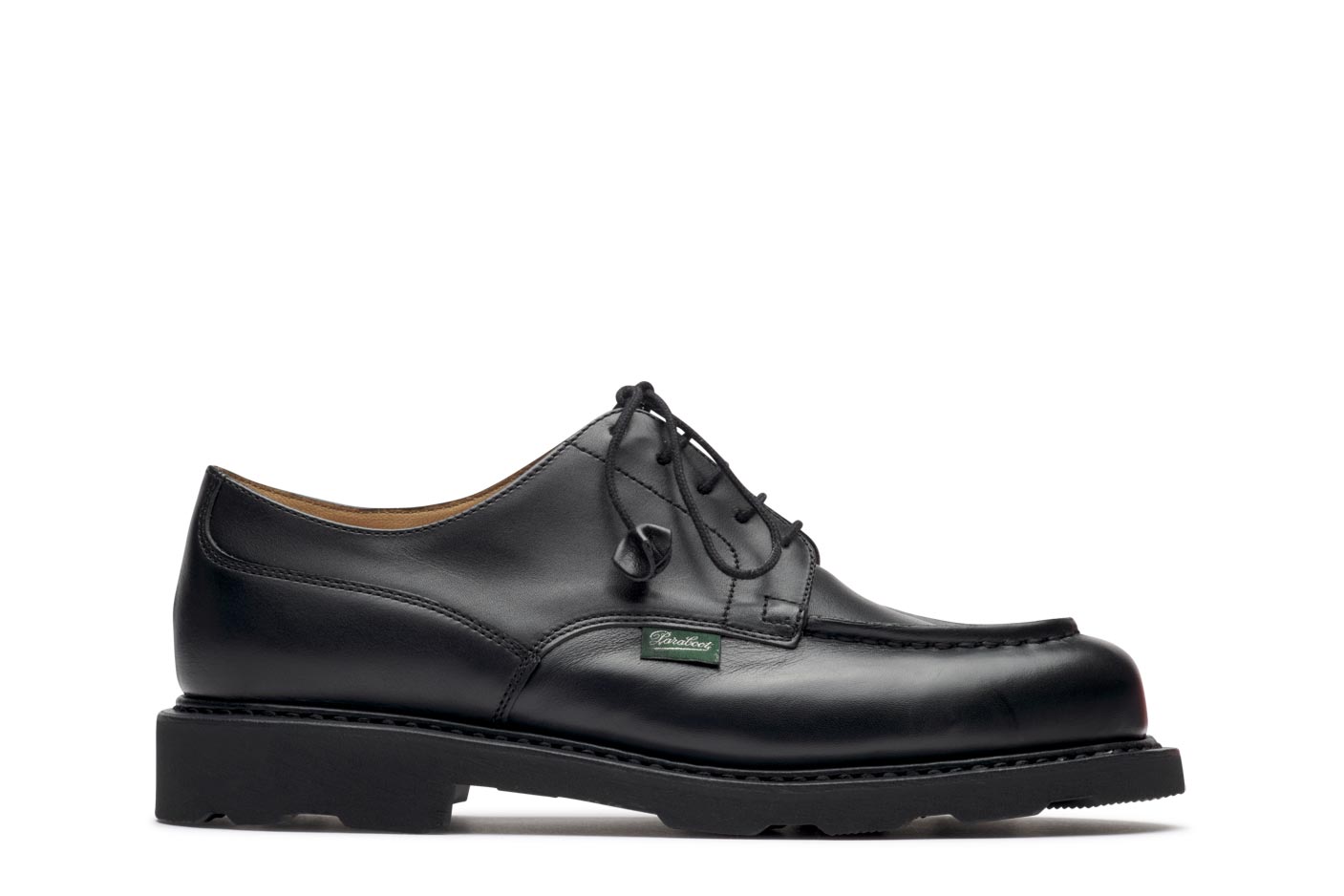 Paraboot Chambord Griff II Derby schwarz Glattleder